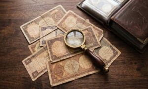 Rare Iraqi dinar banknotes displayed for collectors, available to buy Iraqi dinar online from iraqidinarnotes.com